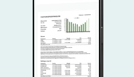 Norgespris Faktura mobil