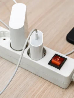 Skjoteledning kontakter og telefon