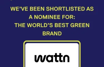 WATTN COMMUNITY ENERGY THE WORLDS BEST GREEN BRAND NOMINEE SHORTLIST